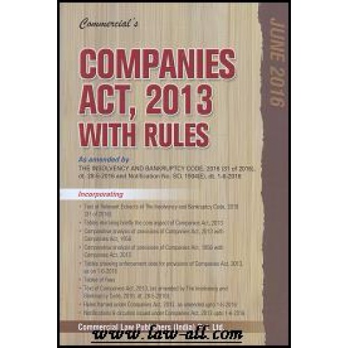 Commercial\'s Companies Act, 2013 with Rules